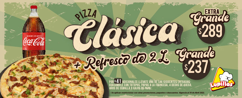 Nueva Pizza de Chilaquiles Rojos y Verdes Lupillos