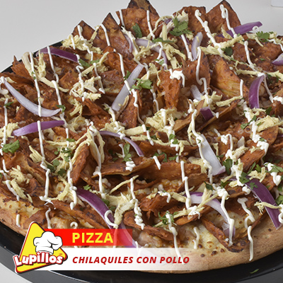 Pizza Especial Chilaquiles con Pollo