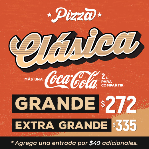 Pizza Gde Clásica + Ref2L + Complemento